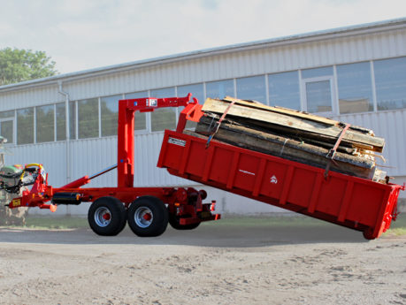 Hook lift trailers